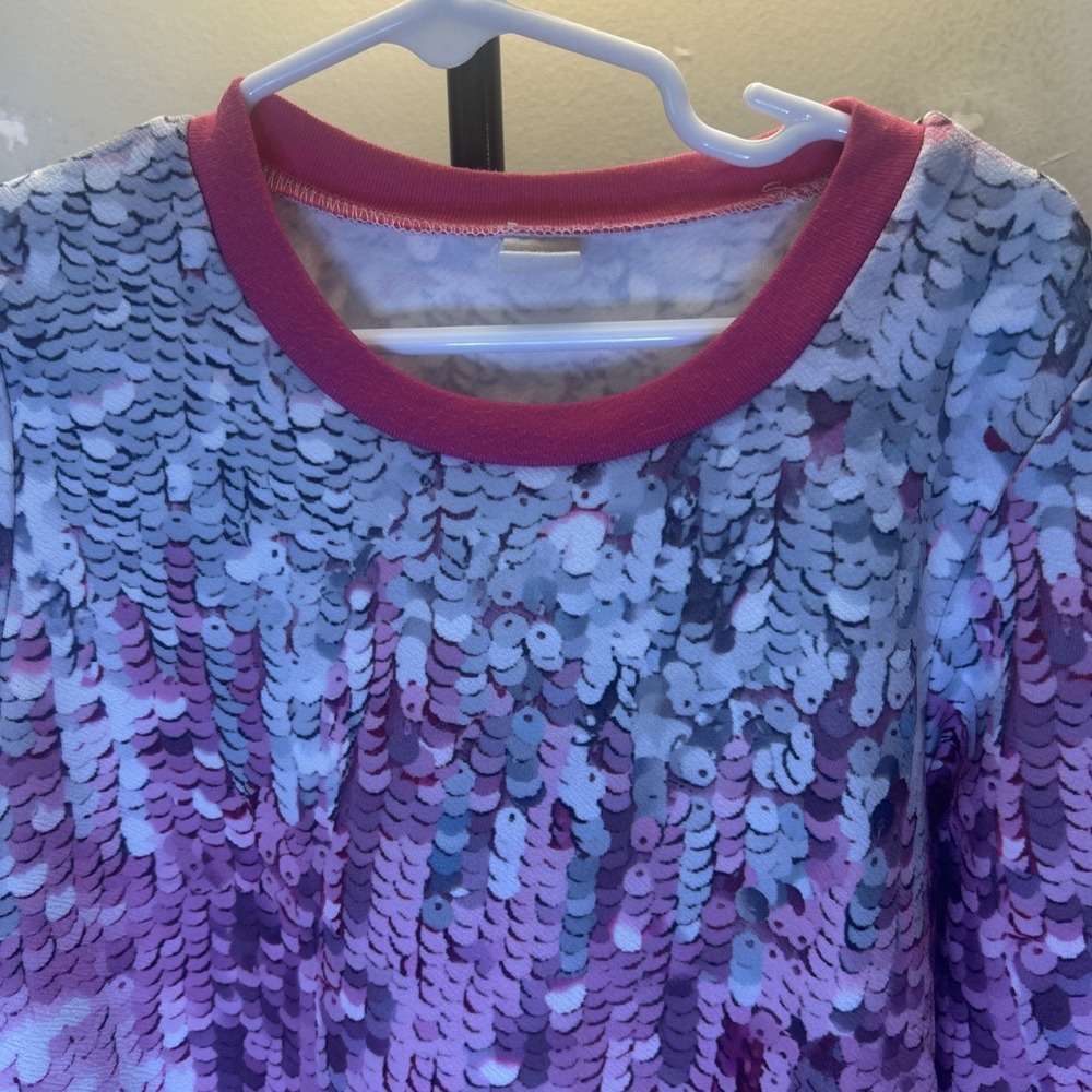 Girls Dress Long Sleeves Pink - Not Actual Sequence - Printed Sequence Size 8 - Picture 2 of 11